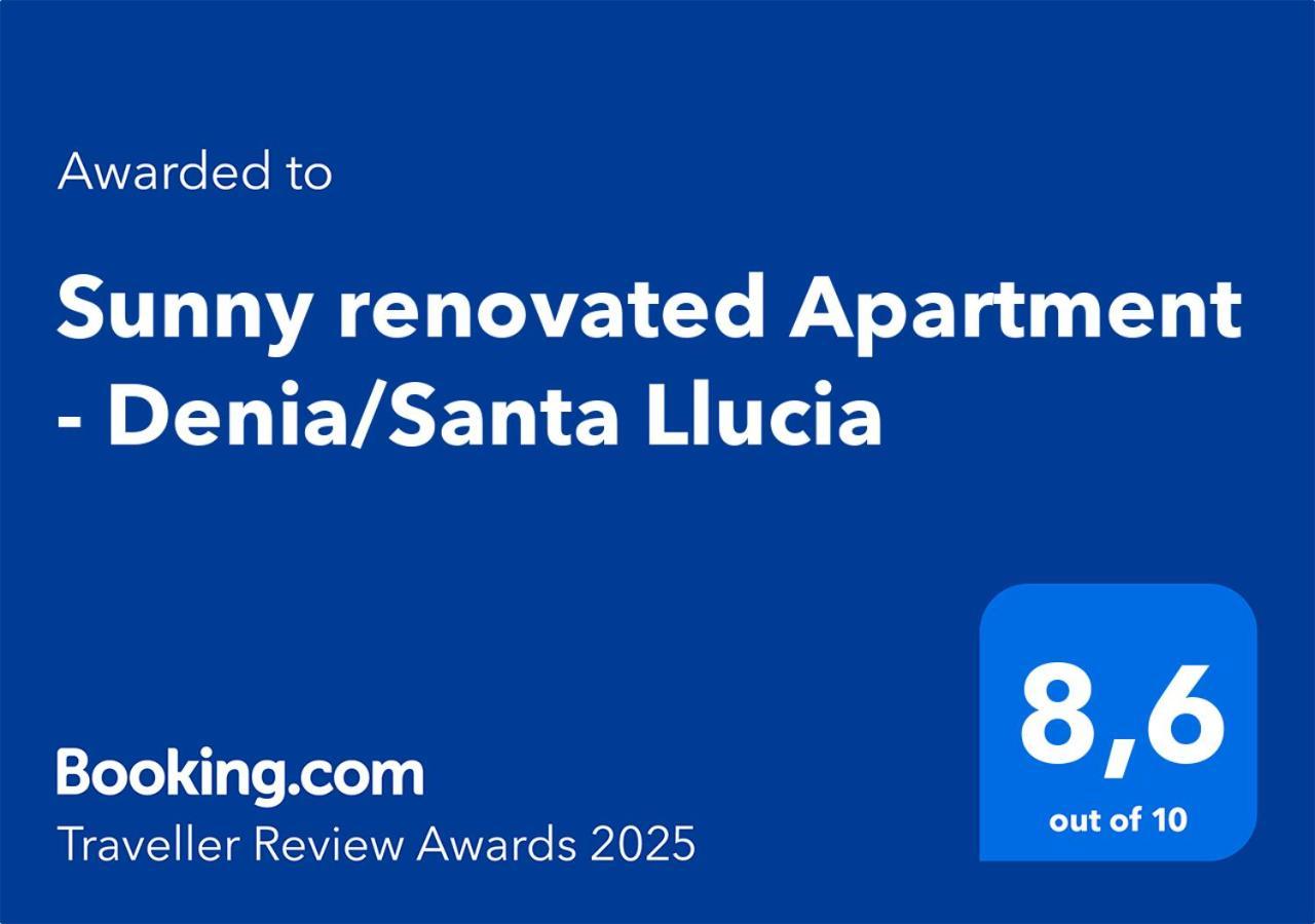 Sunny Renovated Apartment - Denia/Santa Llucia Zewnętrze zdjęcie